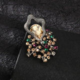 Luxury Crystal Brooch Rhinestone Pin High-end Corsage