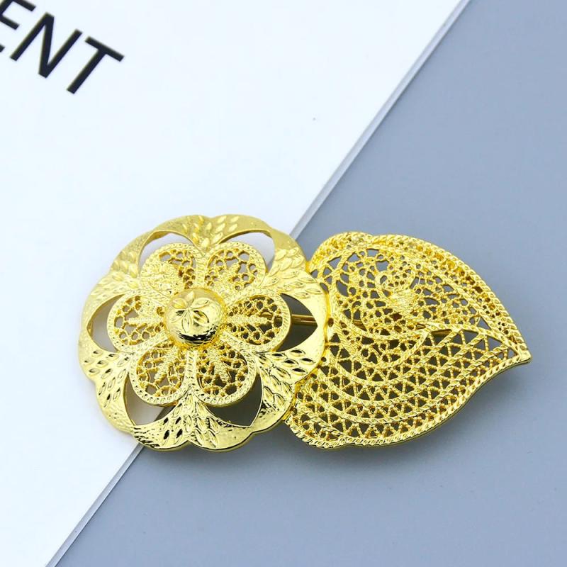 Sunspice 24K Sunflower Brooch for Women