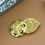 Sunspice 24K Sunflower Brooch for Women