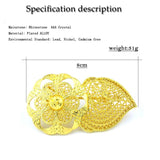 Sunspice 24K Sunflower Brooch for Women
