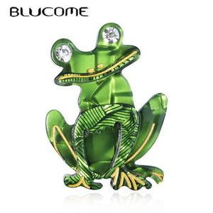 Rhinestone Arcylic Frog Brooches - Animal Party Casual Brooch Pins