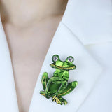 Rhinestone Arcylic Frog Brooches - Animal Party Casual Brooch Pins