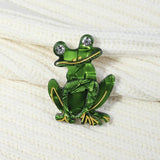 Rhinestone Arcylic Frog Brooches - Animal Party Casual Brooch Pins