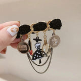 Famous Camellia Character Brooch, High-End Collar Buckle Party Accessory
