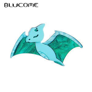 Flying Dinosaur Acrylic Brooch for Bags and Clothes
