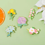 Lily Violet Enamel Pin for Mom's Birthday
