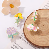 Lily Violet Enamel Pin for Mom's Birthday