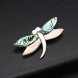 Natural Shell Butterfly Brooches Insect Abalone Pins Banquet Pin