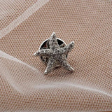 Mini Starfish Brooch Women Suit Jewelry Anti-Exposure Buckle Animal Collar Pins