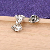 Zircon Bow Brooch Women's Collar Pins Neckline Accessories Jewelry