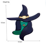 Lady Figure Acrylic Brooch Pins Women Girls Lapel Badges Bag Decor Party Dress