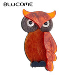 Acrylic Owl Animal Brooch Autumn Sweater Bag Pin