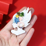 Vivid Lady Acrylic Brooches Resin Lady Resin Brooch Pins for Women