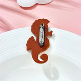 Acrylic Animal Brooch Resin Lapel Pin Christmas