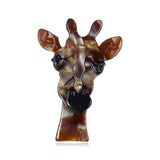 Big Giraffe Brooch Women Unisex Animal Party Casual Pin