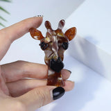 Big Giraffe Brooch Women Unisex Animal Party Casual Pin