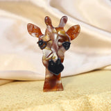Big Giraffe Brooch Women Unisex Animal Party Casual Pin