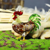 Colorful Rooster Cock Brooch Pin for Women Unisex