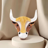 Acrylic Animal Cattle Brooches - Cute Sitting Pet Pin