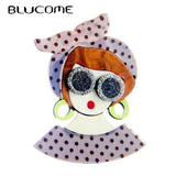 Acrylic Eyes Brooch for Women Girls, Party Accessories Gift