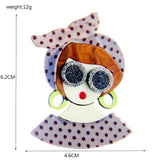 Acrylic Eyes Brooch for Women Girls, Party Accessories Gift