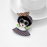 Acrylic Eyes Brooch for Women Girls, Party Accessories Gift