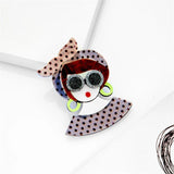 Acrylic Eyes Brooch for Women Girls, Party Accessories Gift