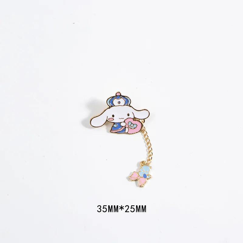 Japanese KT Cat Puppy Chain Brooch All-Match Clothes Accessories