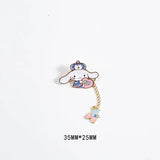 Japanese KT Cat Puppy Chain Brooch All-Match Clothes Accessories