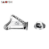 Musical Instruments Brooches For Men Badges Suit Brooch Pins Collar Decorated