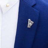 Musical Instruments Brooches For Men Badges Suit Brooch Pins Collar Decorated