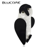 Resin Owl Brooches Acetate Fiber Animal Bird Brooch Pin Acrylic Jewelry
