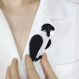 Resin Owl Brooches Acetate Fiber Animal Bird Brooch Pin Acrylic Jewelry