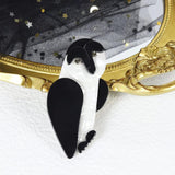 Resin Owl Brooches Acetate Fiber Animal Bird Brooch Pin Acrylic Jewelry