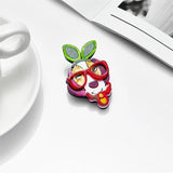 Big Sunglass Cartoon Dog Woman Brooch Acrylic Girls Jewelry