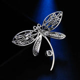 CZ Dragonfly Brooch Women Animal High Jewelry Dress Accessory