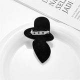 Vintage Lady Shape Acrylic Brooches for Holiday