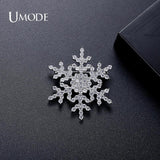 Snowflake Brooches for Women Wedding Bridal Jewelry