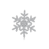 Snowflake Brooches for Women Wedding Bridal Jewelry