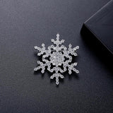 Snowflake Brooches for Women Wedding Bridal Jewelry