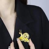 Vivid Snail Brooch Arcylic Insect Safety Pins