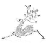 Copper Deer Brooch for Women Men Weddings Banquet