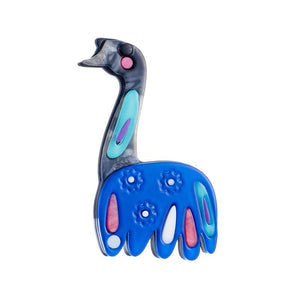 Ostrich Shape Acrylic Brooch for Women
