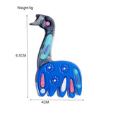 Ostrich Shape Acrylic Brooch for Women