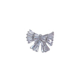 Crystal Zircon Butterfly Brooch Dress Scarf Buckle Pin