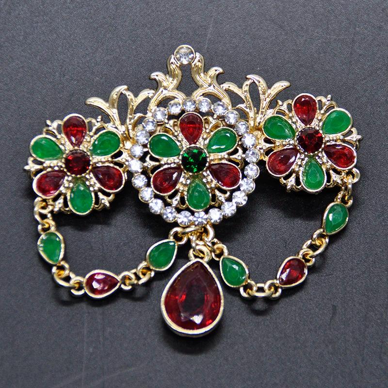 Crystal Wedding Party Drop Brooch Pin Jewelry Pendant
