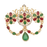 Crystal Wedding Party Drop Brooch Pin Jewelry Pendant