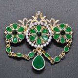Crystal Wedding Party Drop Brooch Pin Jewelry Pendant