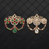 Crystal Wedding Party Drop Brooch Pin Jewelry Pendant