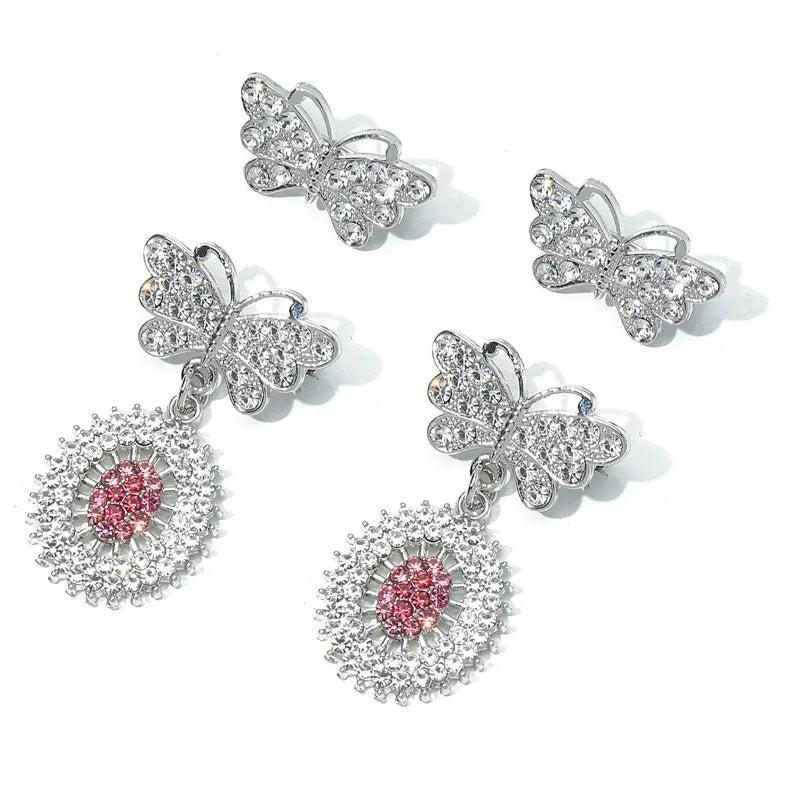 Flower Rhinestone Crystal Brooch Pin for Wedding Bridal Party